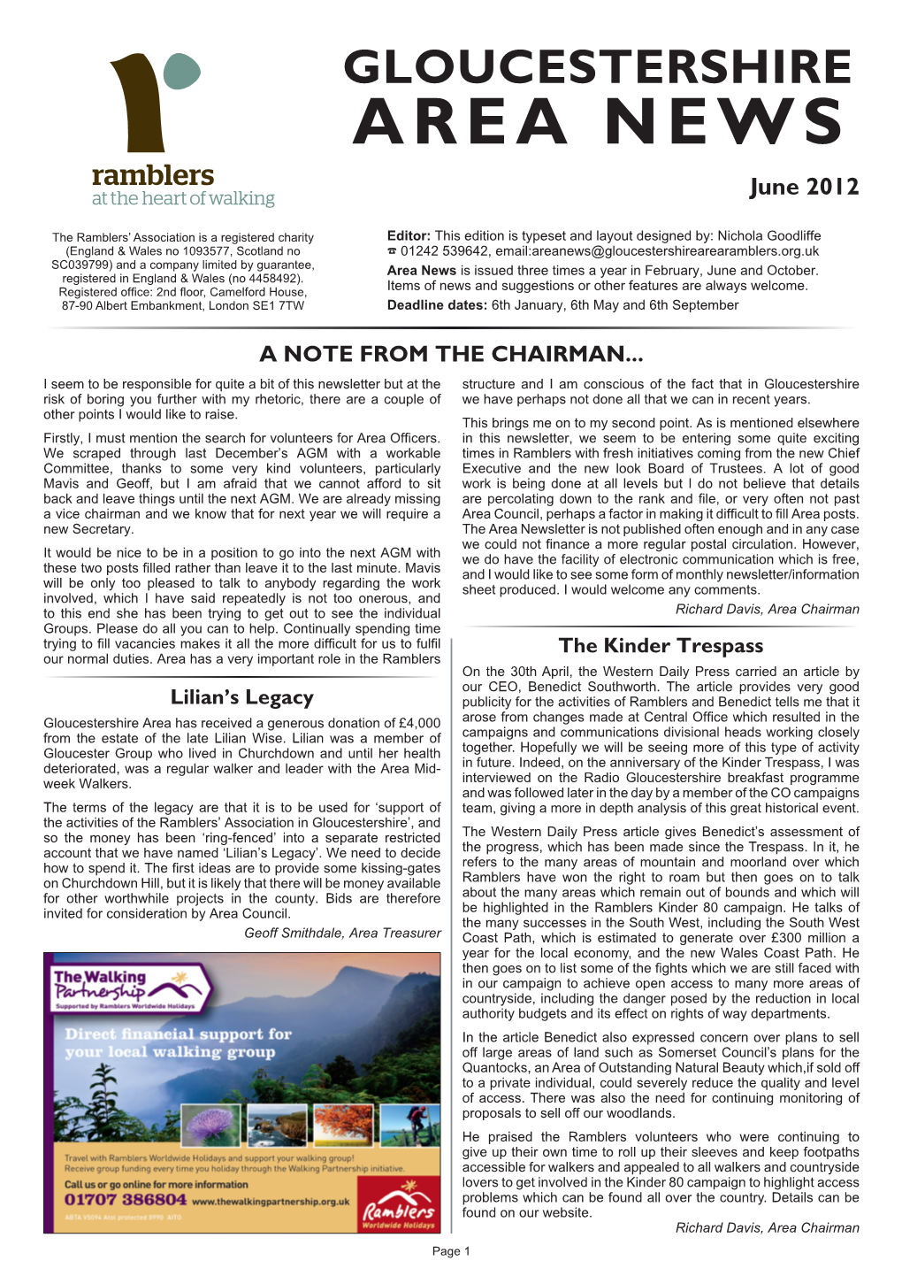 AREA NEWS June 2012