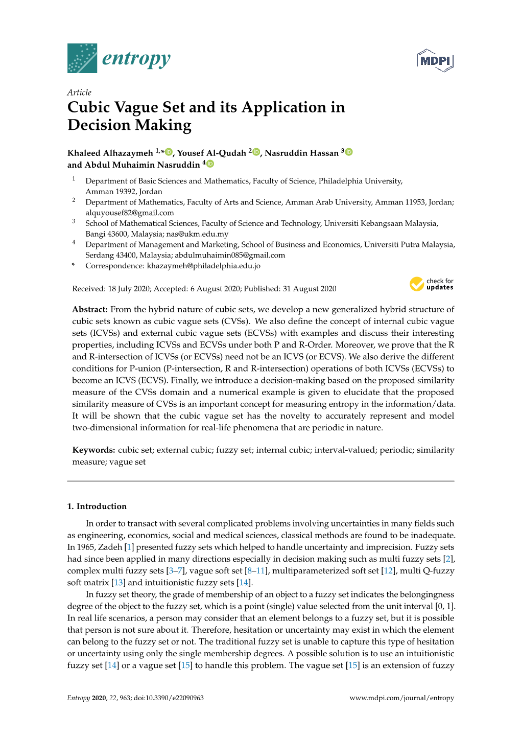 Cubic Vague Set and Its Application in Decision Making
