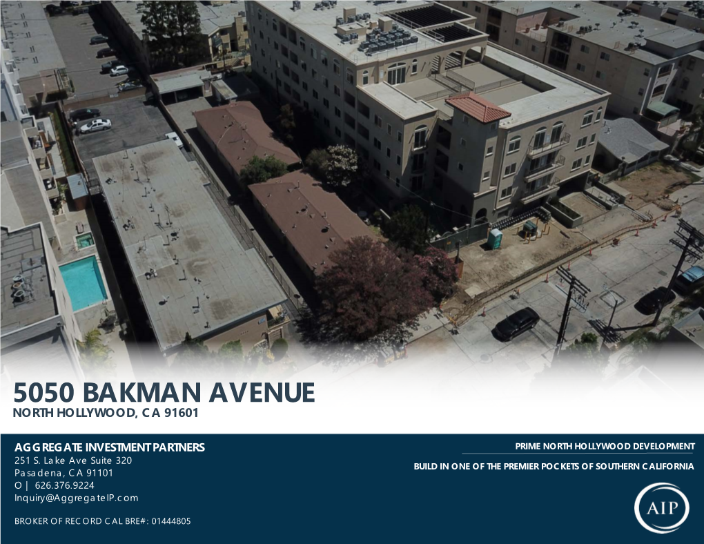 5050 Bakman Avenue North Hollywood, Ca 91601