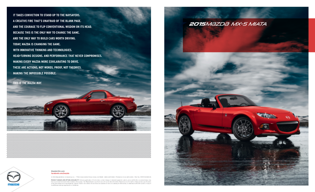 2015 Mazda MX-5 Brochure.Pdf