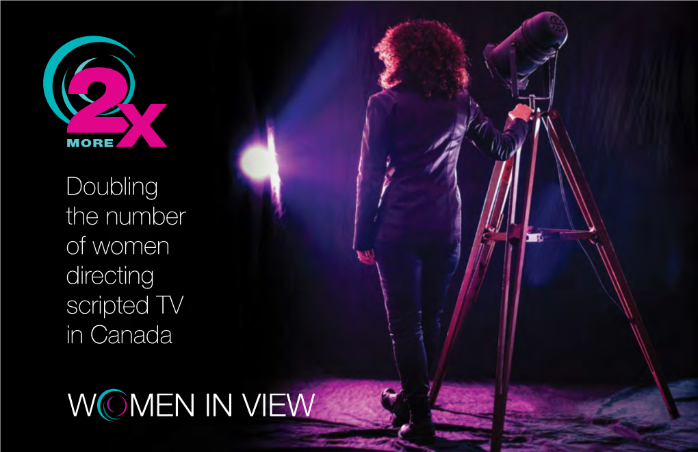 Doubling the Number of Women Directing Scripted TV in Canada