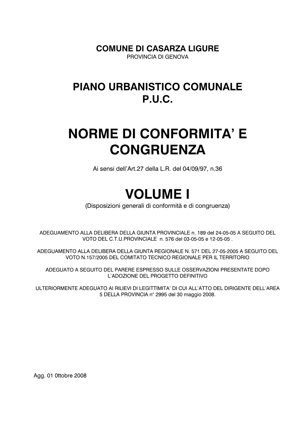 Comune Di Casarza Ligure Provincia Di Genova