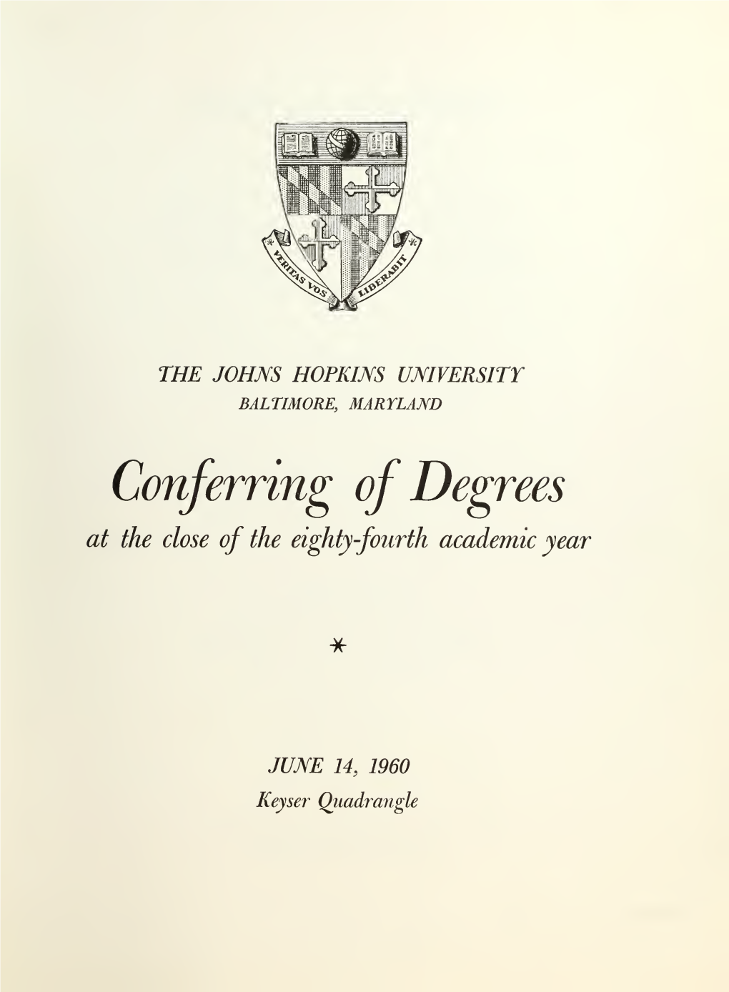 Commencement 1941-1960