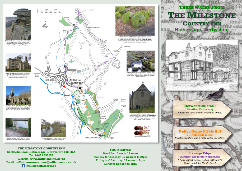 THE MILLSTONE COUNTRY INN Hathersage, Derbyshire