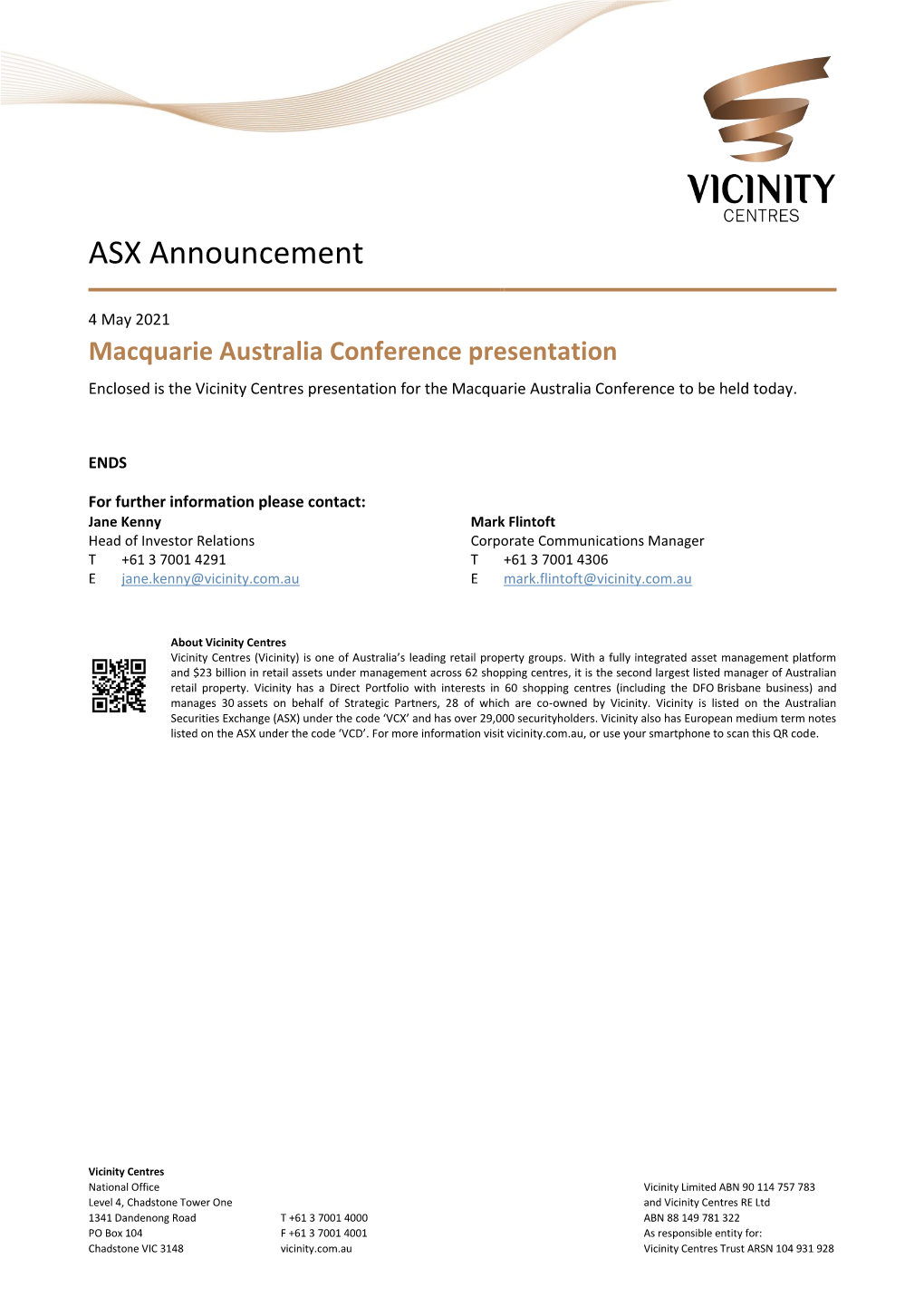 ASX Announcement