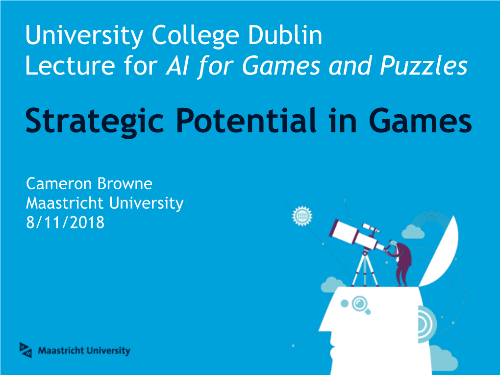 Strategic Potential in Games