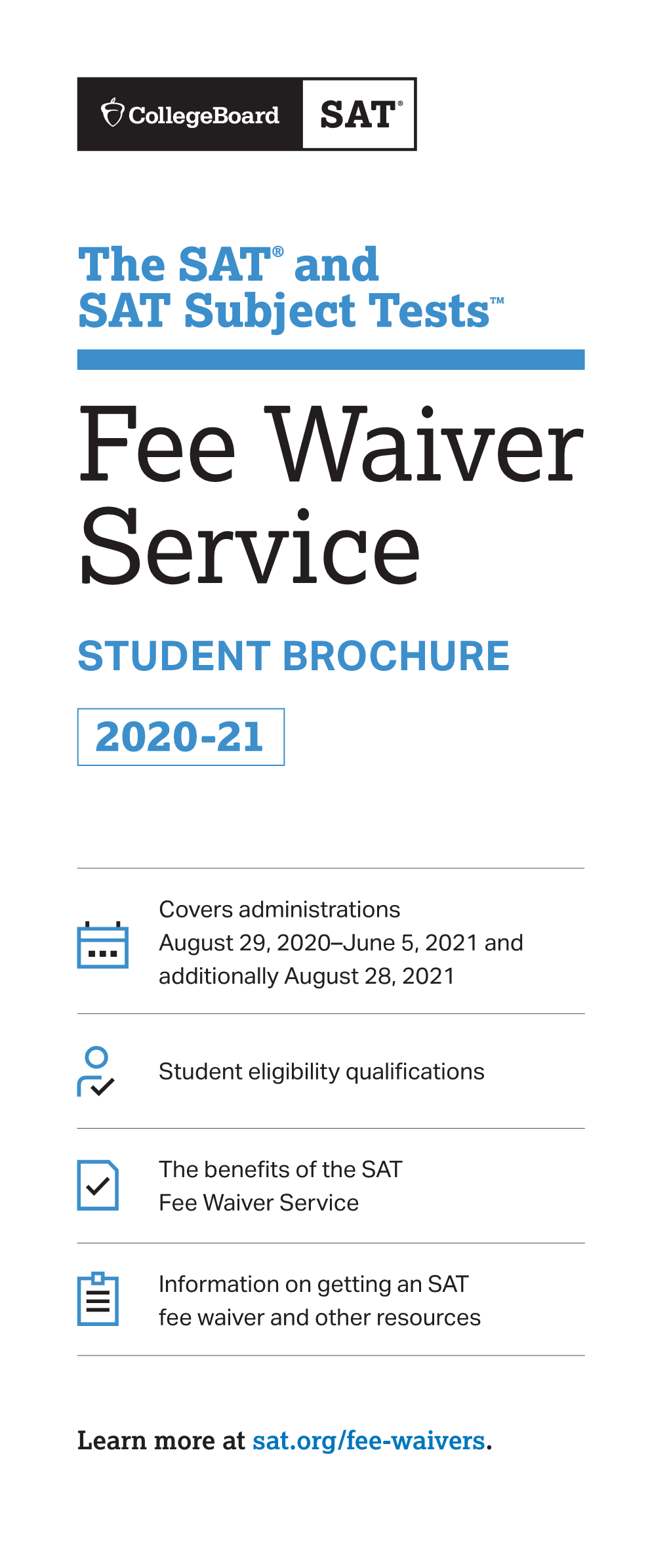 Fee Waiver Service