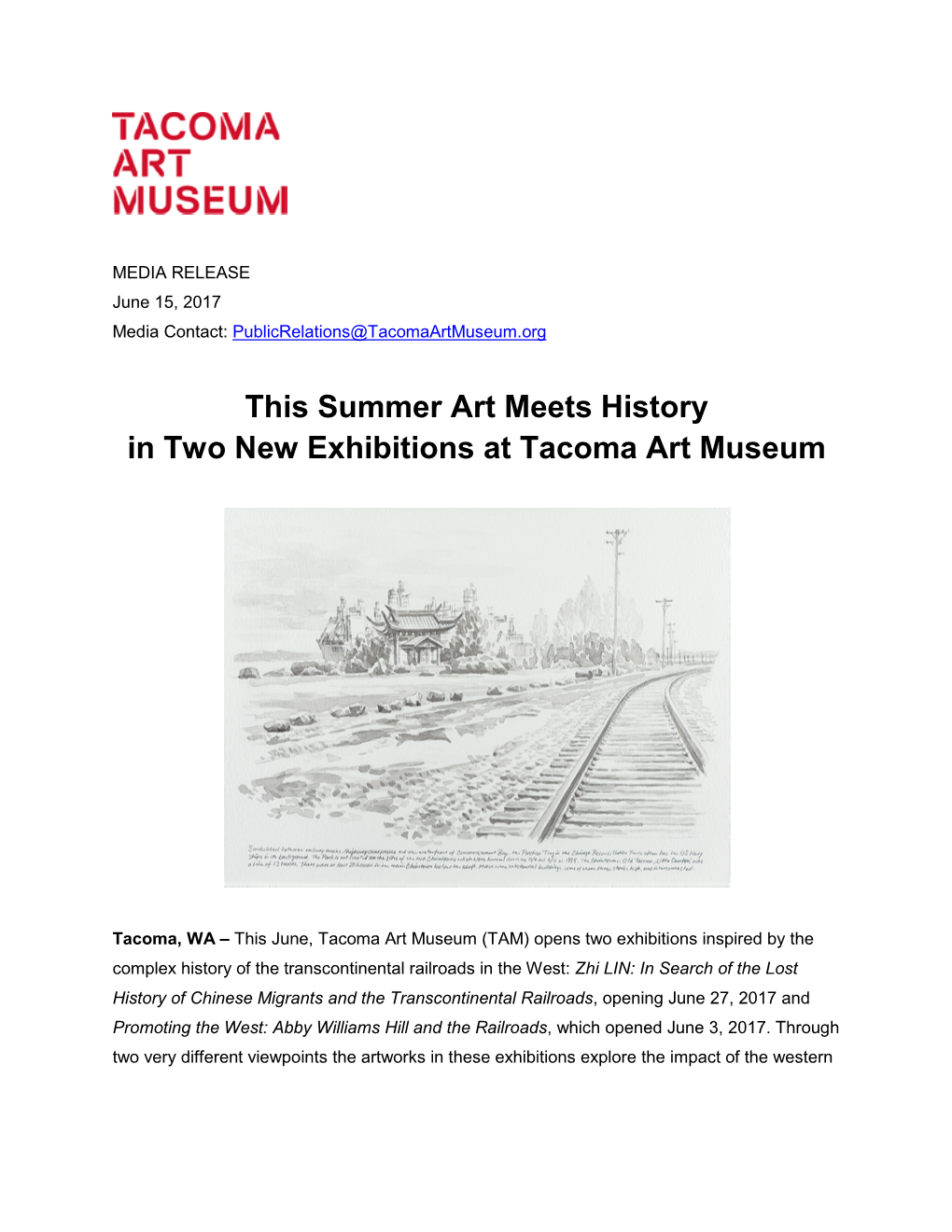 This Summer Art Meets History in Two New Exhibitions at Tacoma Art Museum