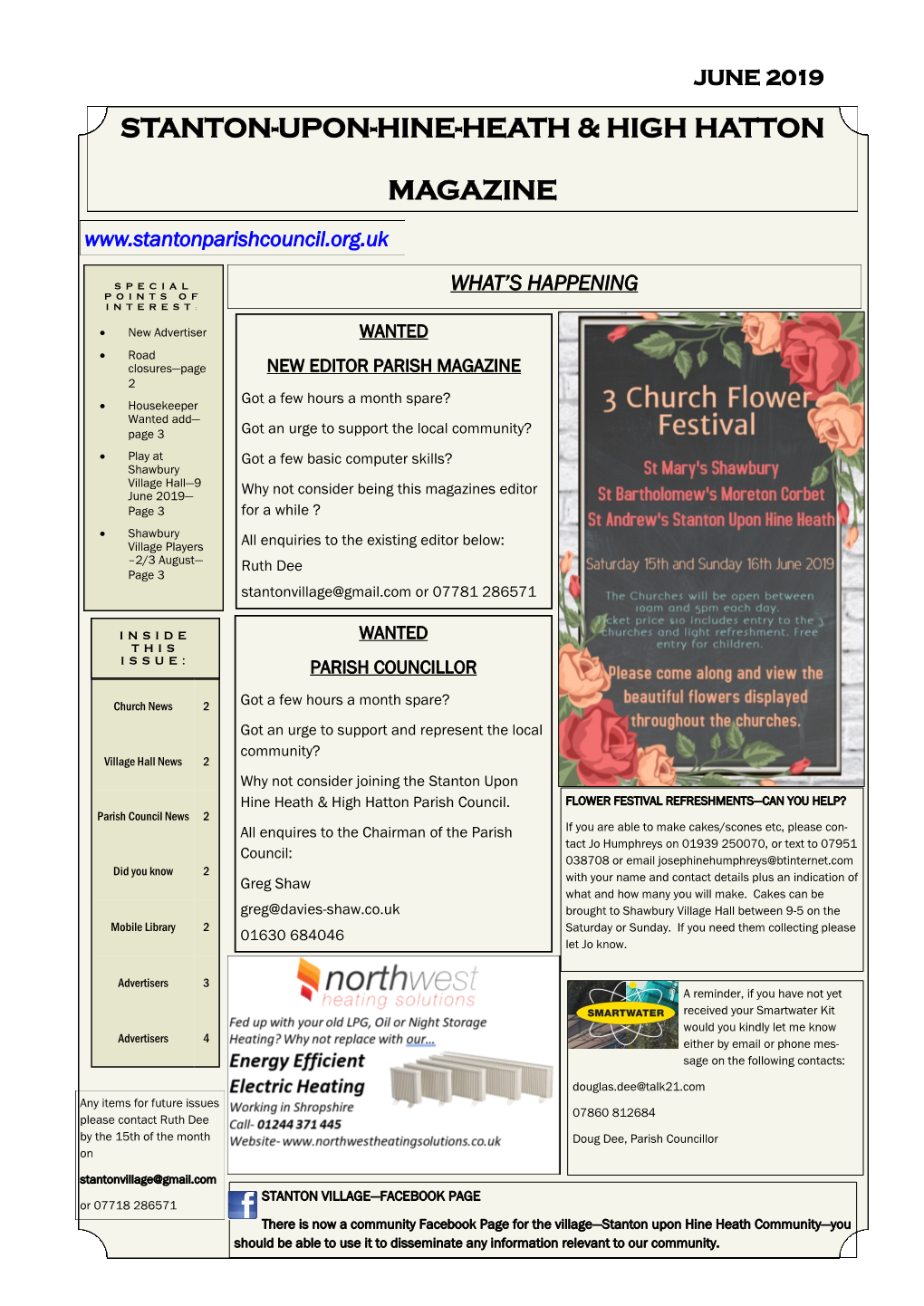 Stanton-Upon-Hine-Heath & High Hatton Magazine