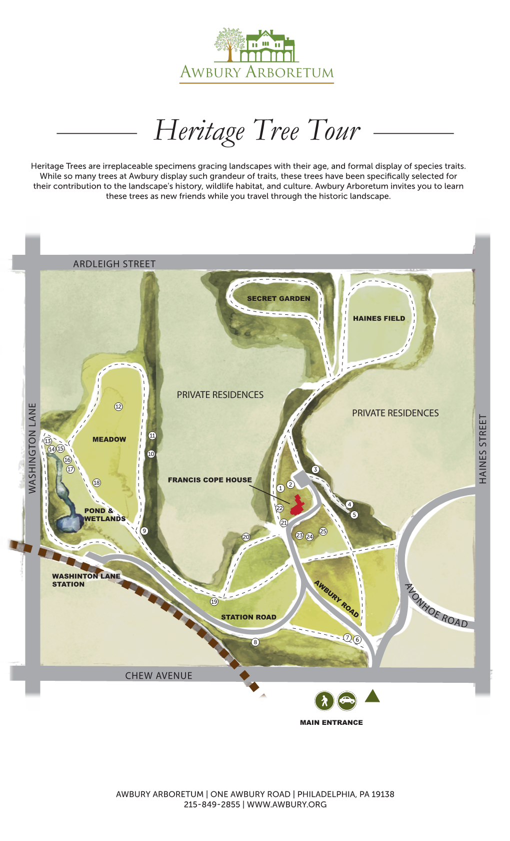 Tree Tour Map (Small)