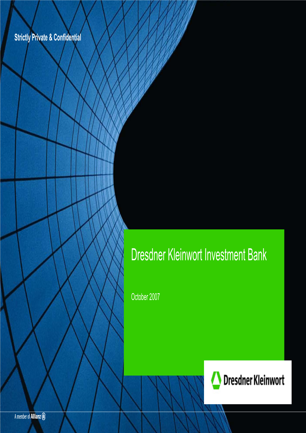 Dresdner Kleinwort Investment Bank