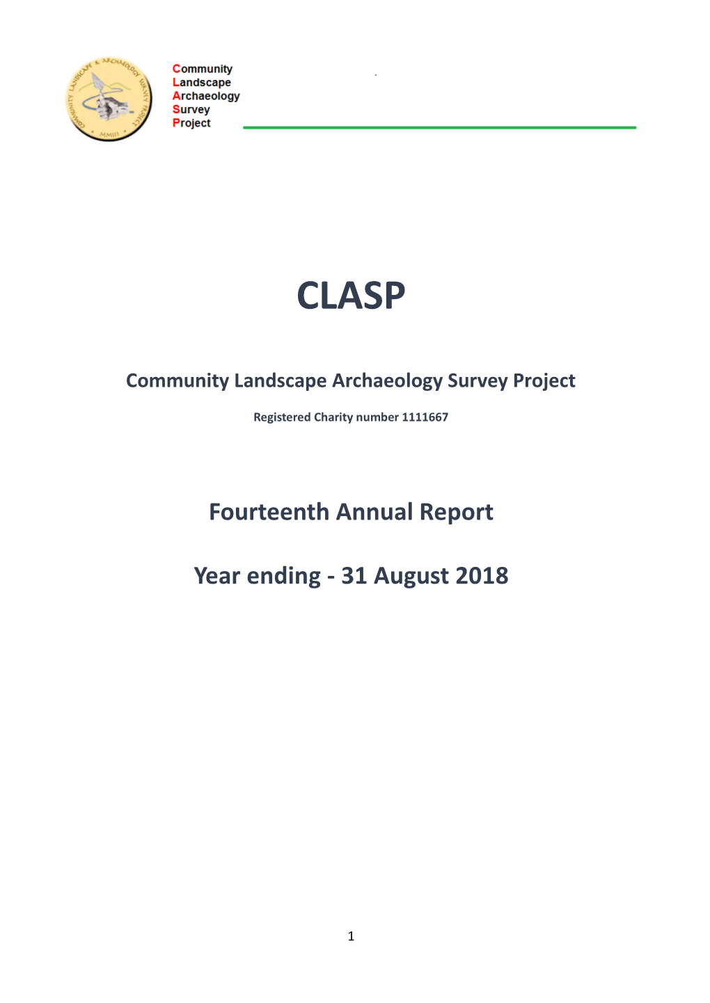 Fourteenth Annual Report Year Ending