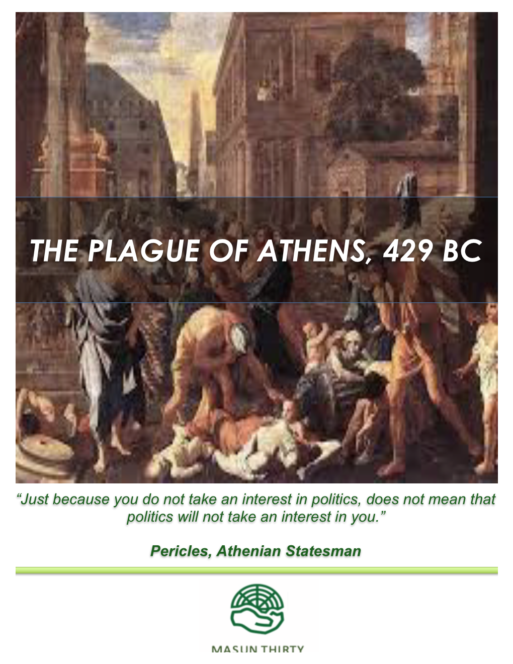 The Plague of Athens, 429 Bc