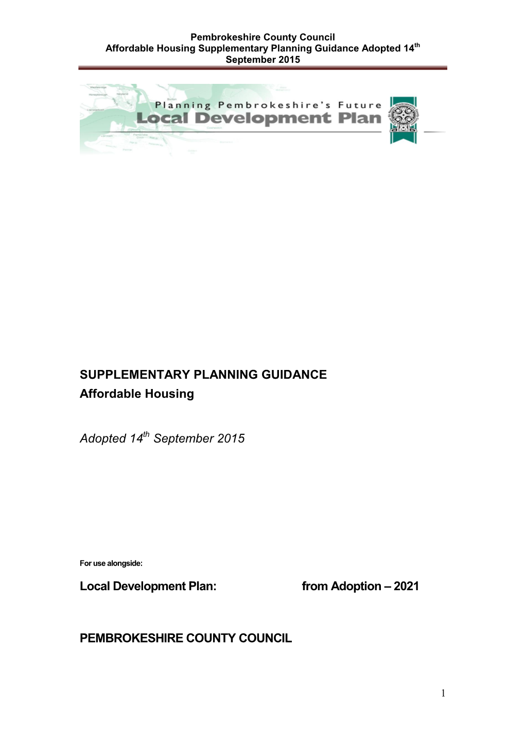 Annex 2 -Affordable Housing Supplementary Planning Guidance