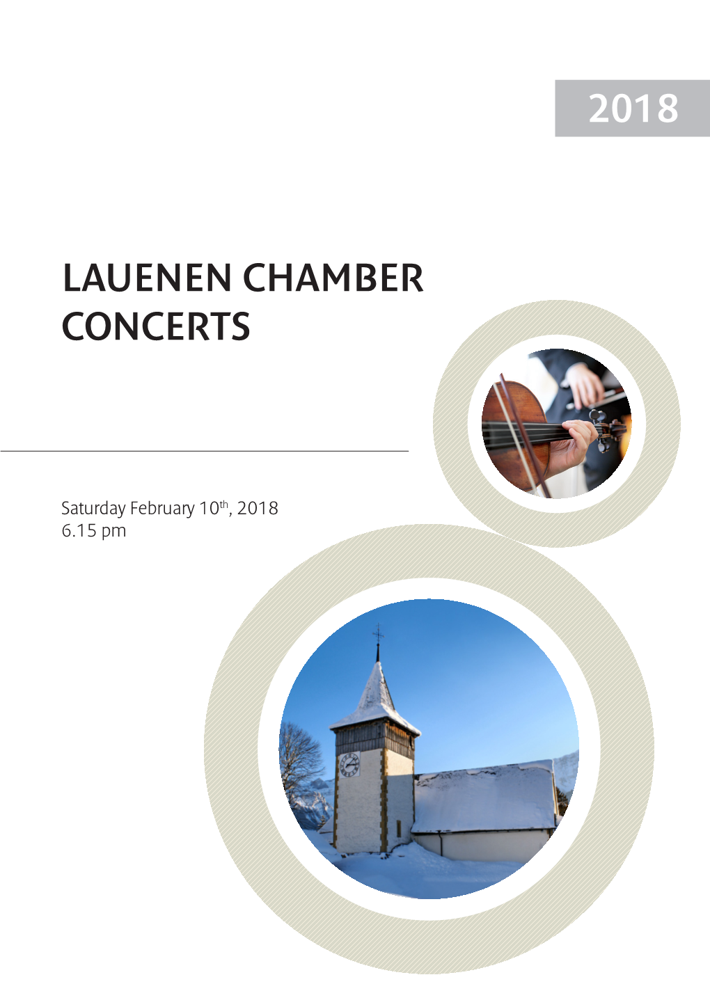 Lauenen Chamber Concerts 2018