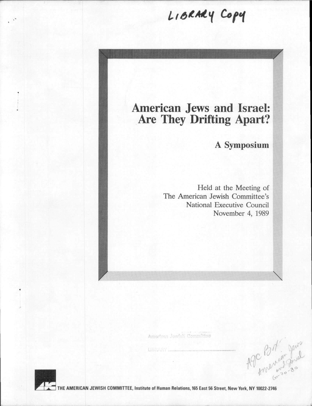 AMERICAN JEWS and ISRAEL.Pdf