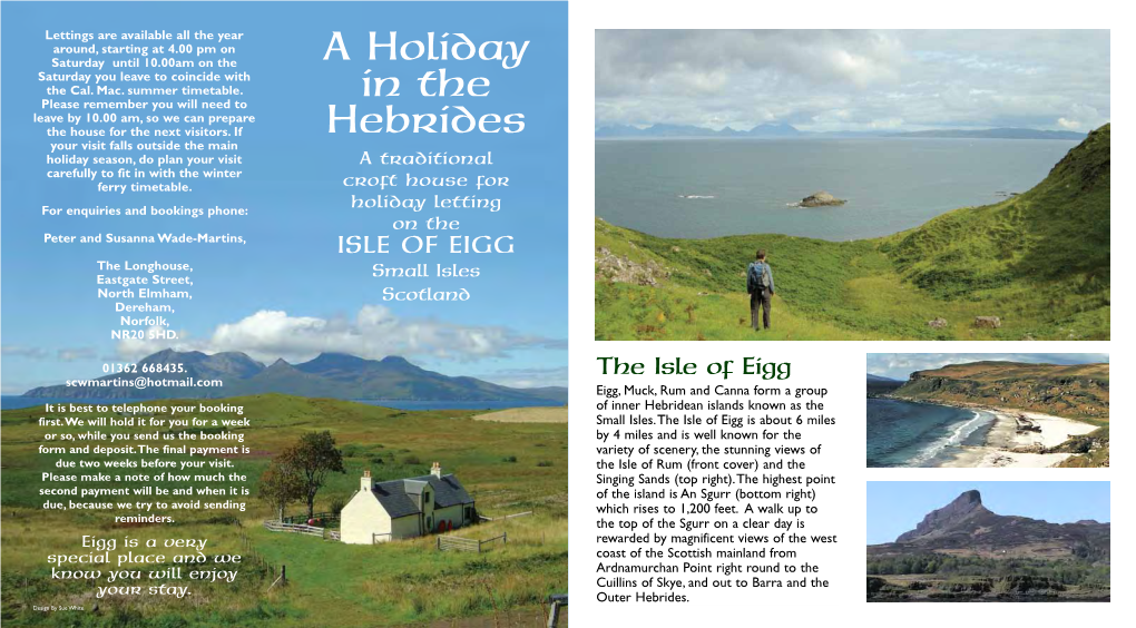 A Holiday in the Hebrides