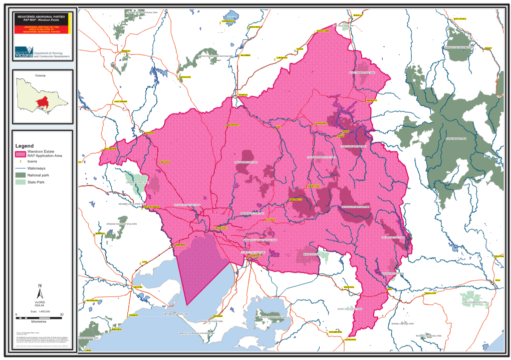 Wandoon Estate RAP Application Map-Wv-29JAN08.Mxd