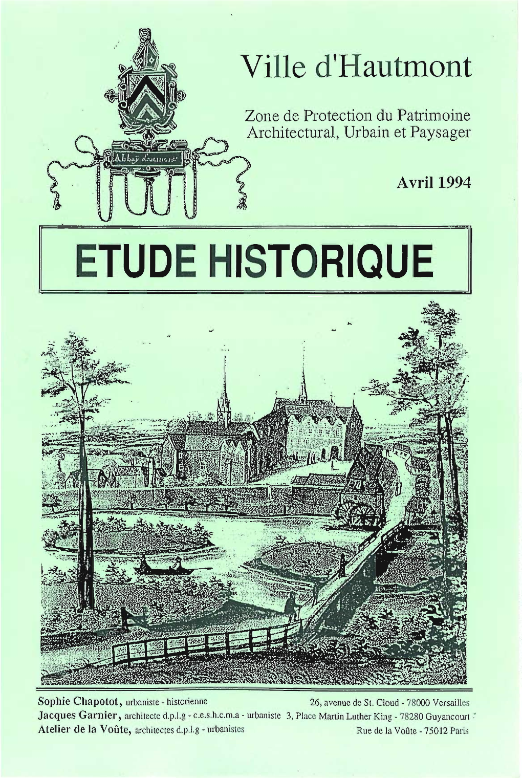 Etude Historique ZPPAUP Hautmont