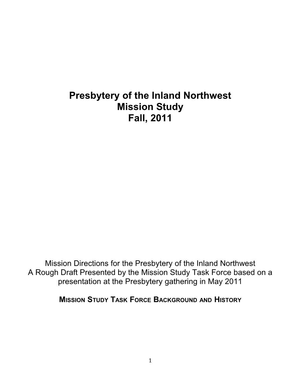 Presbytery of the Inland Northwest