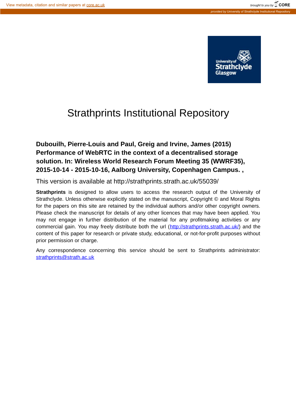 Strathprints Institutional Repository