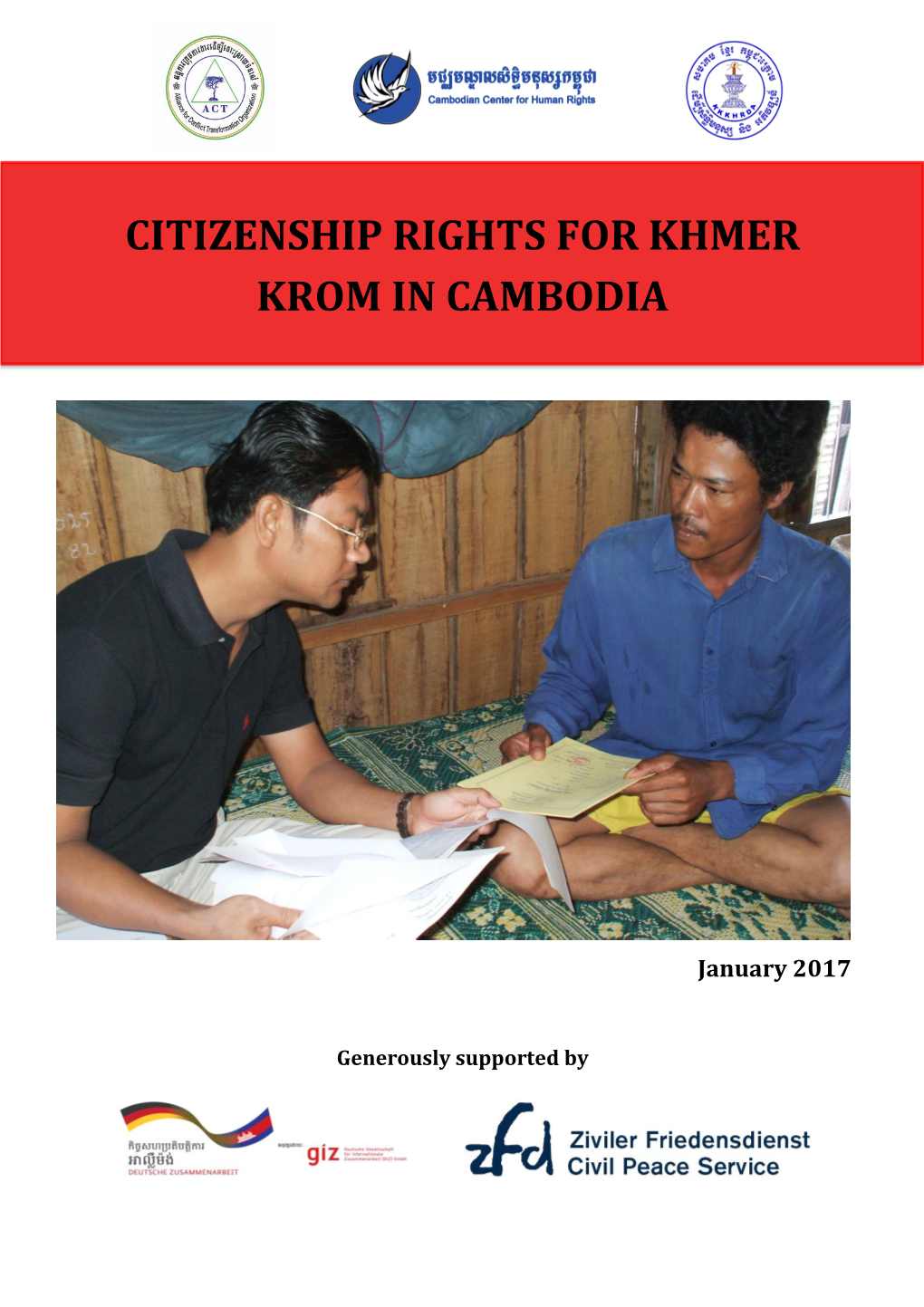 Citizenship Rights for Khmer Krom in Cambodia