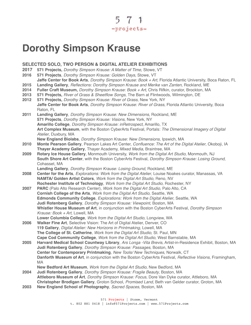 Dorothy Simpson Krause