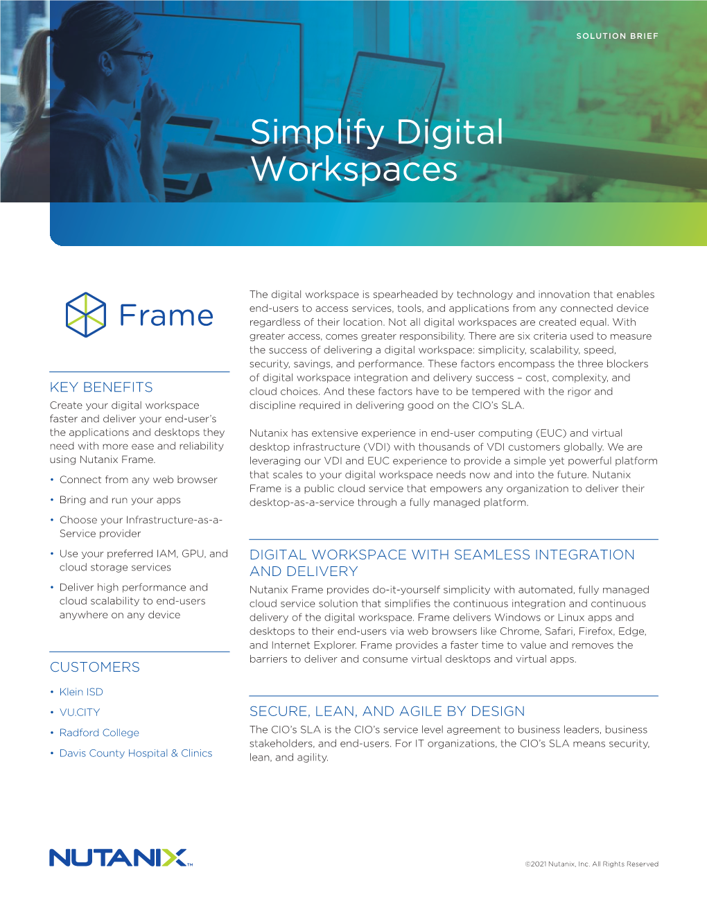 Simplify Digital Workspaces As a Service