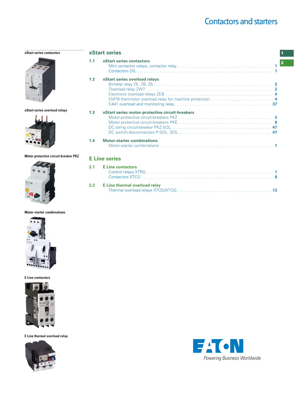 Contactors and Starters