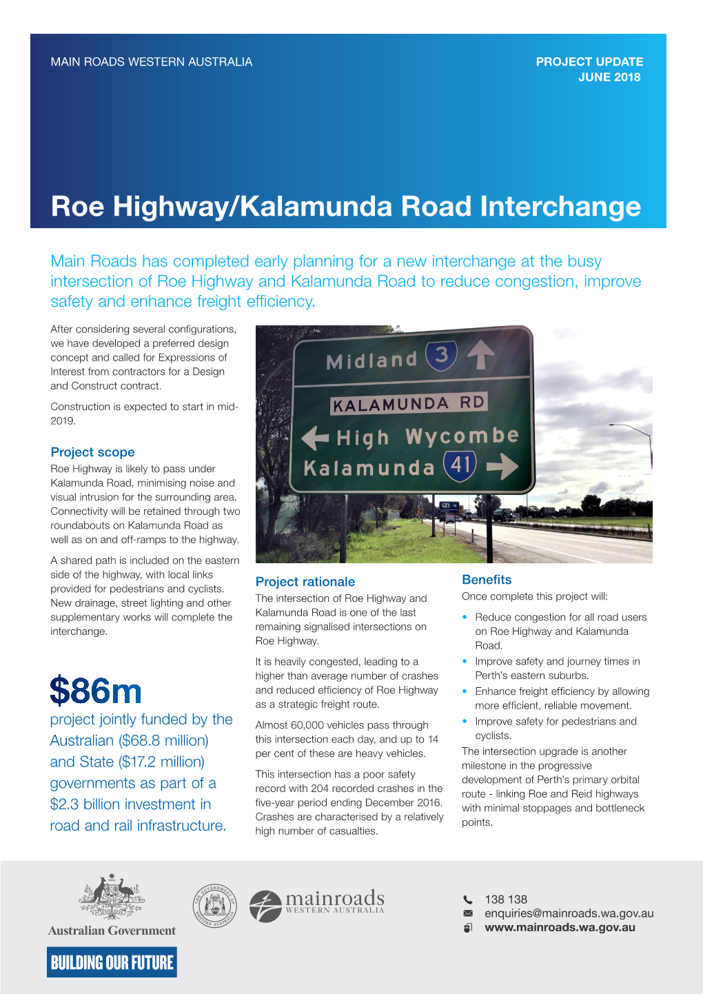 Roe Highway/Kalamunda Road Interchange