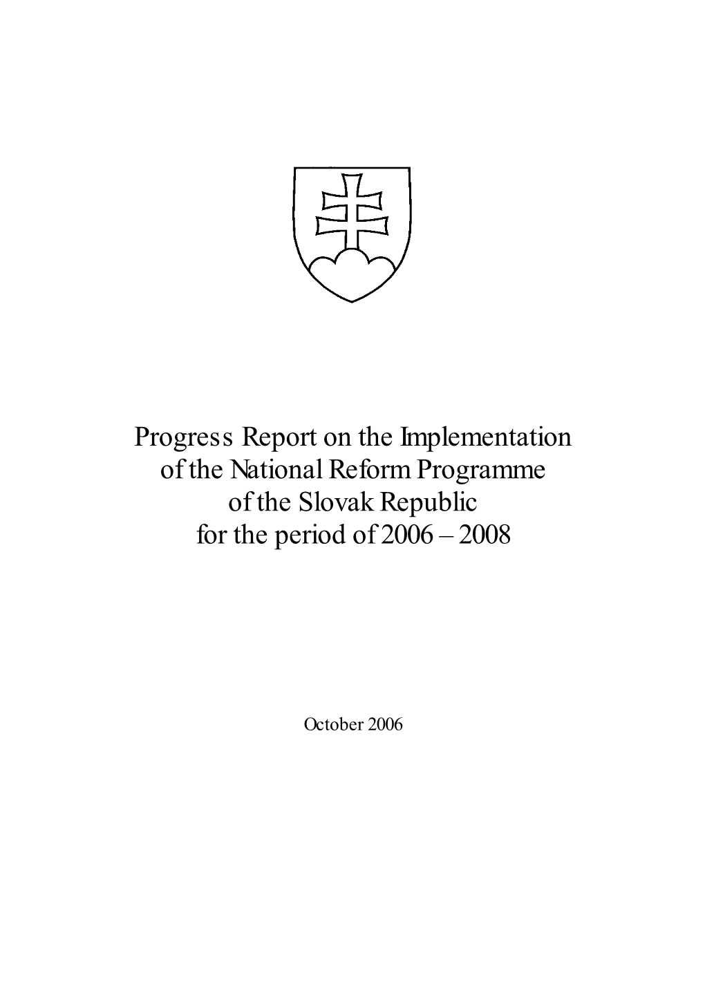 Progress Report 2006