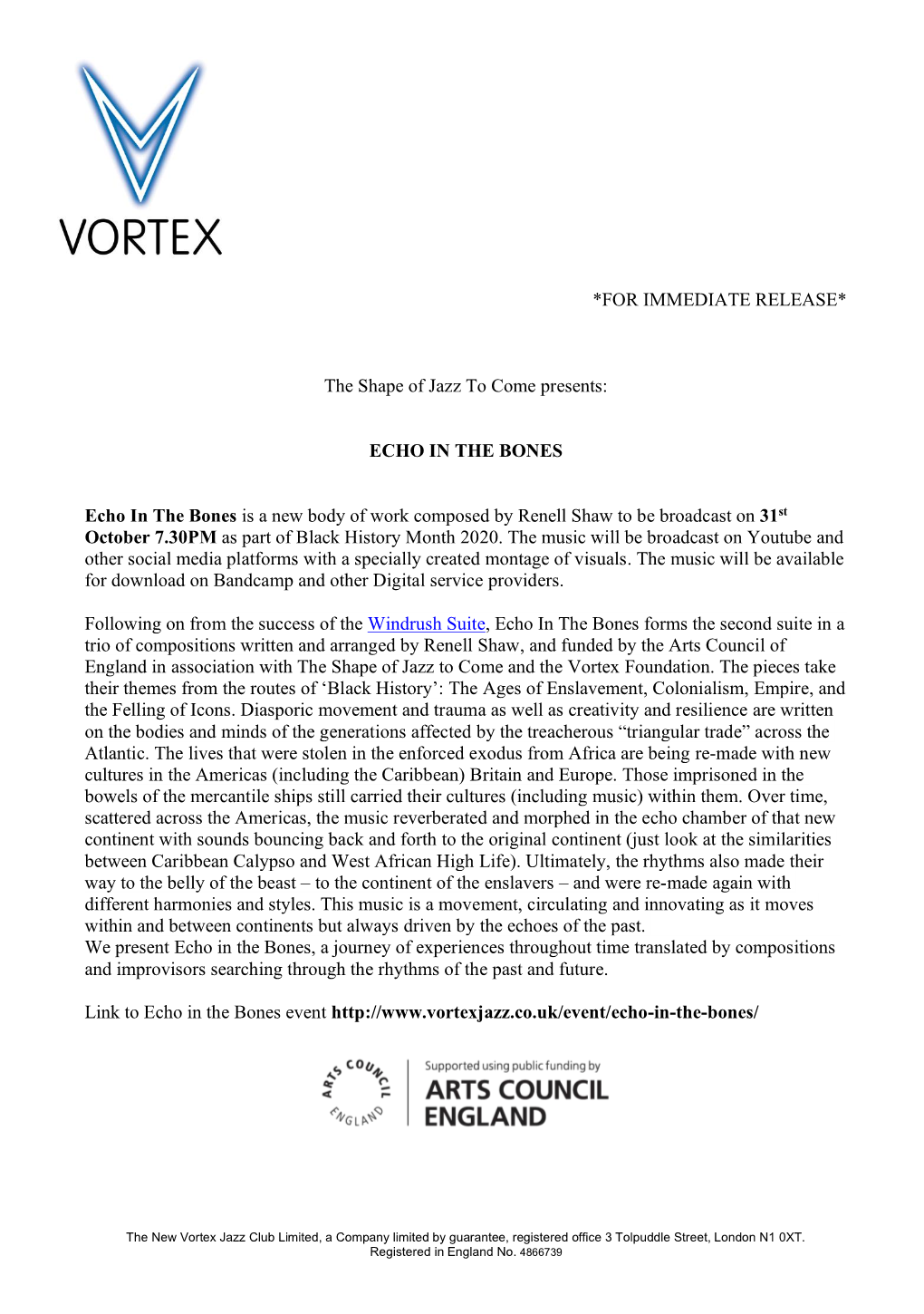Vortex Letter