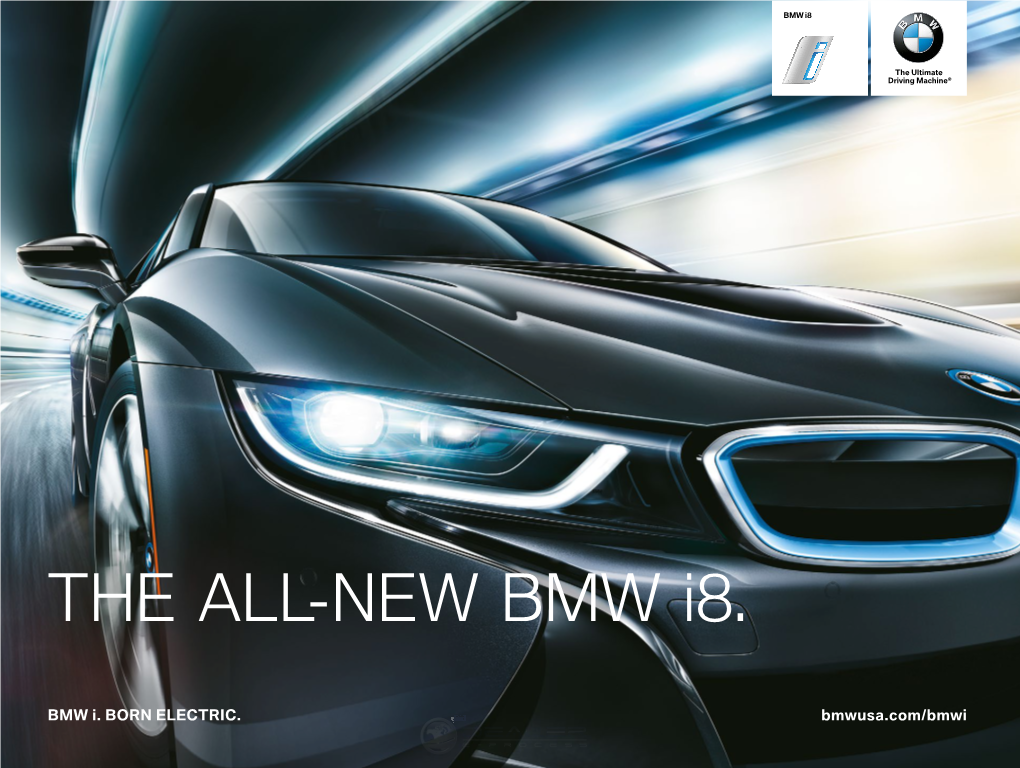 THE ALL-NEW BMW I8