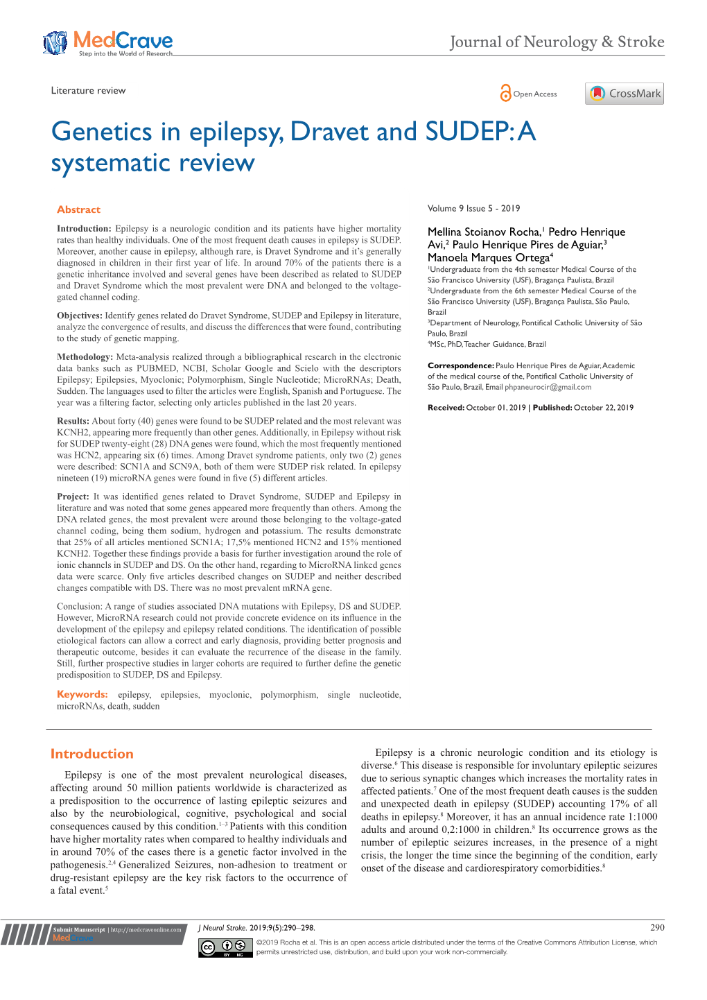 Genetics in Epilepsy, Dravet and SUDEP: a Systematic Review