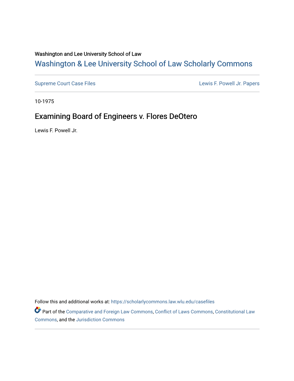 Examining Board of Engineers V. Flores Deotero