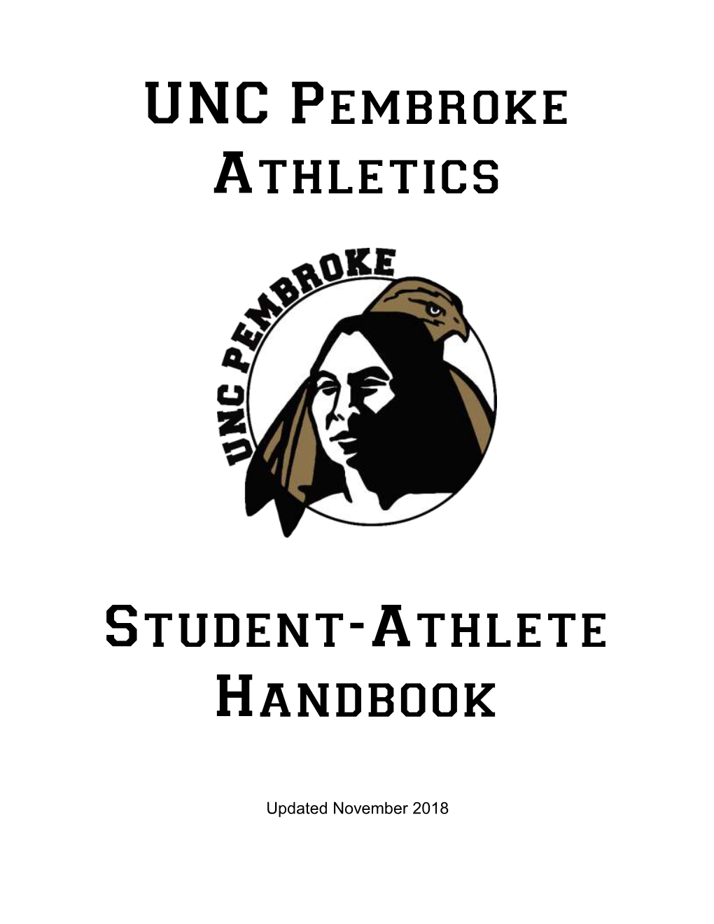 UNC Pembroke Athletics Student-Athlete Handbook