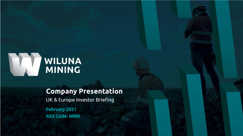 Company Presentation UK & Europe Investor Briefing