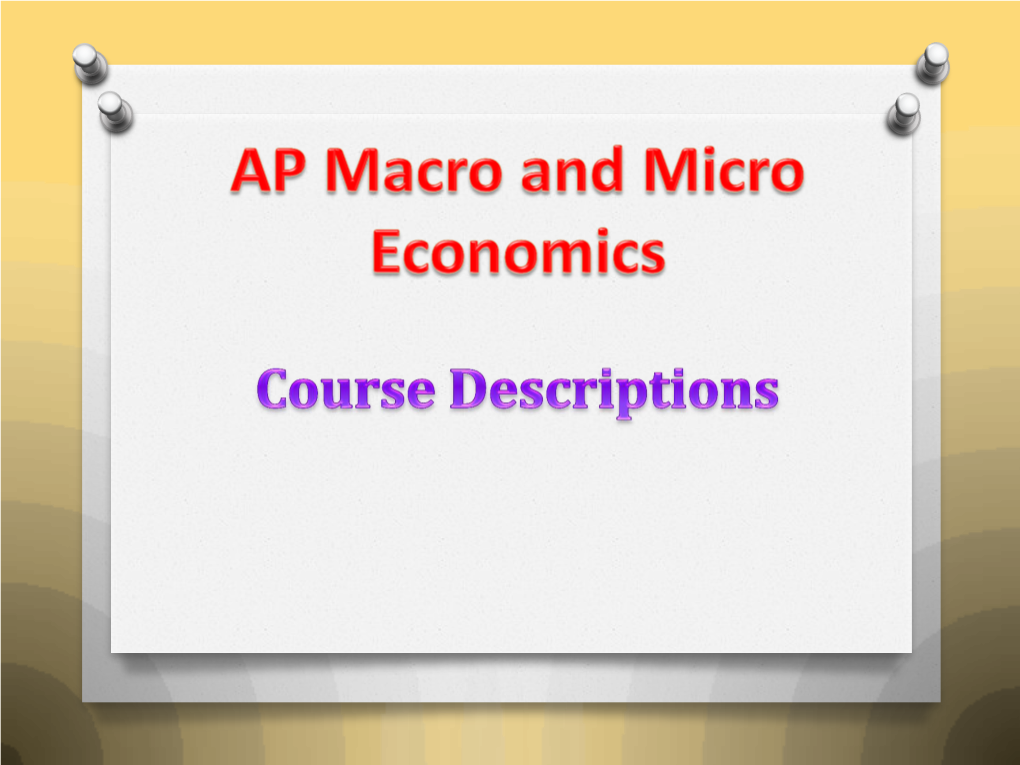 AP Macro Economics
