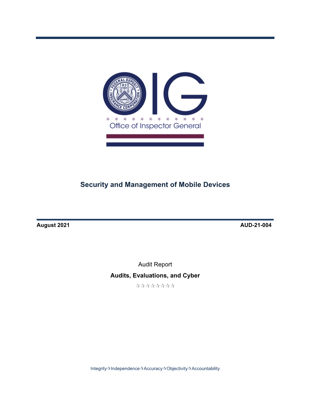 Security and Management of Mobile Devices