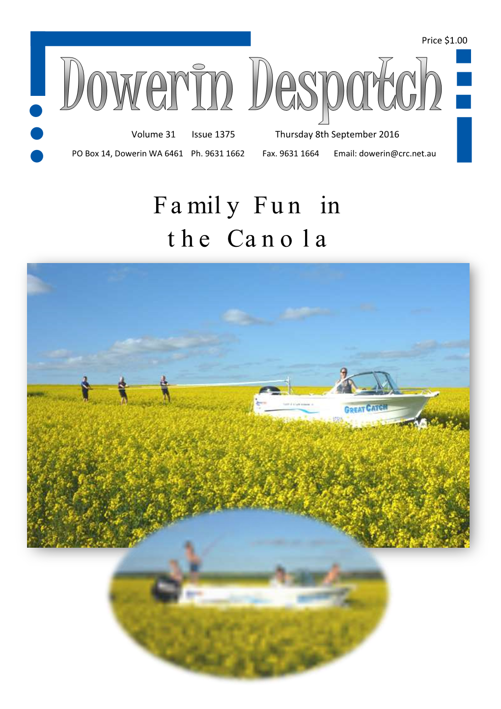 Family Fun in the Canola