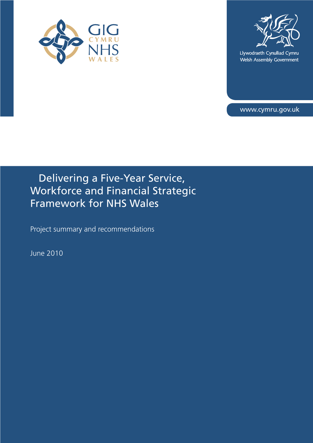 The 5-Year Service, Workforce and Financial Strategic Framework