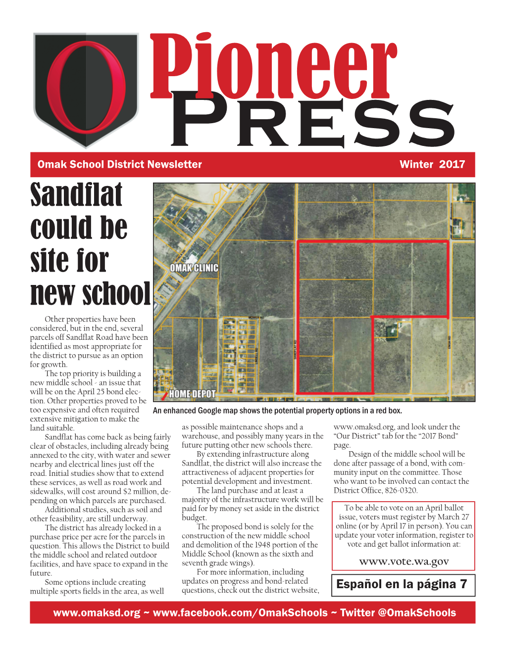 Sandflat Could Be Site for New School