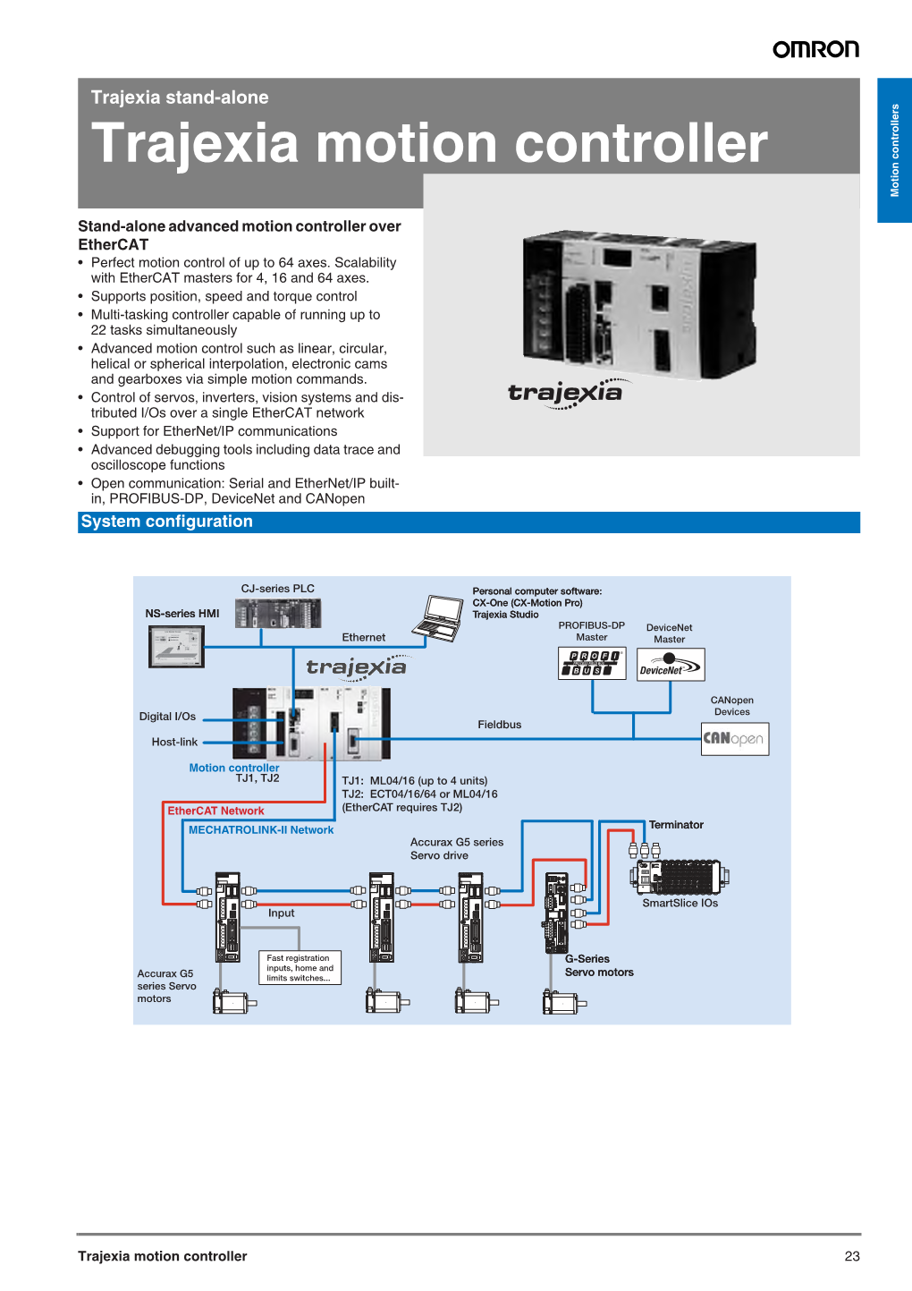 Trajexia Motion Controller Motion Controllers