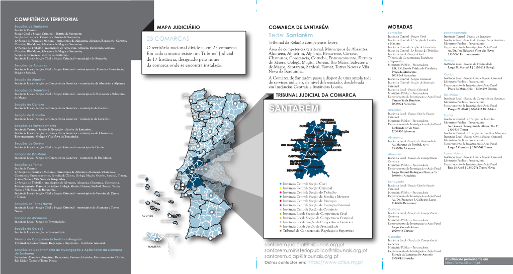 Flyer Do Tribunal Da Comarca De Santarém