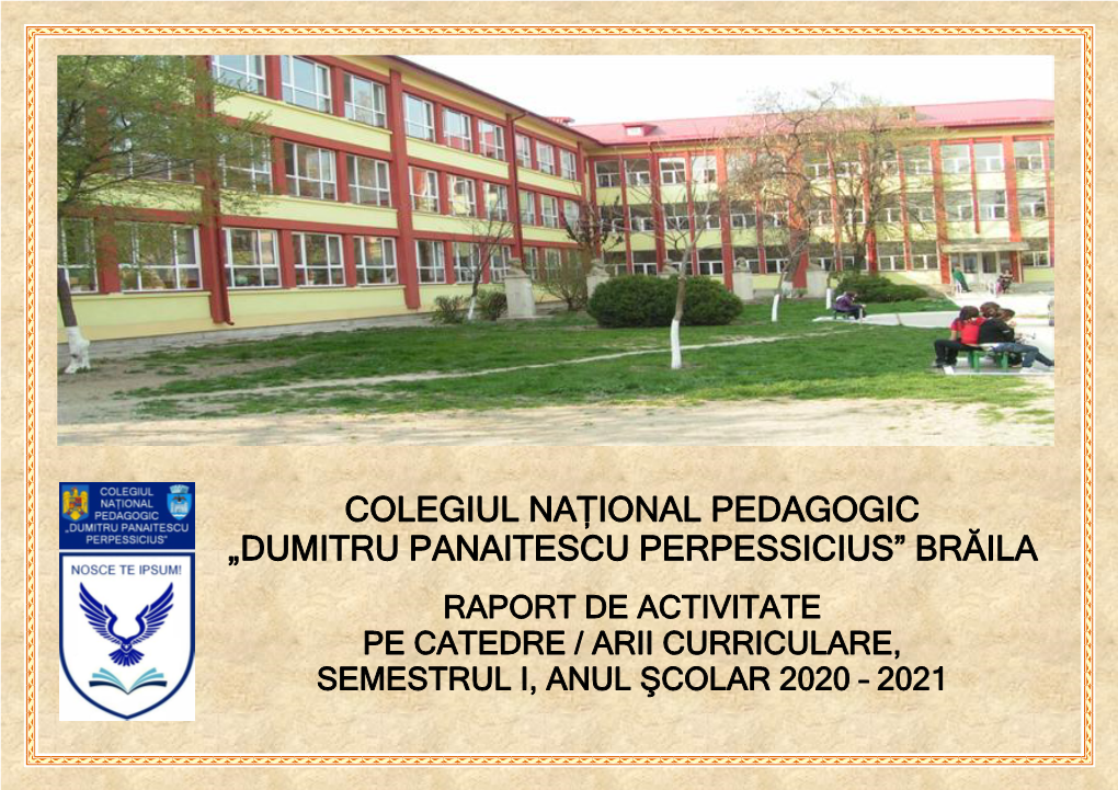 Colegiul Național Pedagogic „Dumitru Panaitescu Perpessicius”