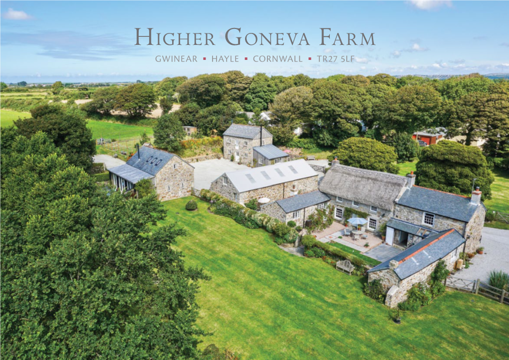 Higher Goneva Farm GWINEAR N HAYLE N CORNWALL N TR27 5LF 2 Higher Goneva Farm Gwinear N Hayle N Cornwall N Tr27 5Lf