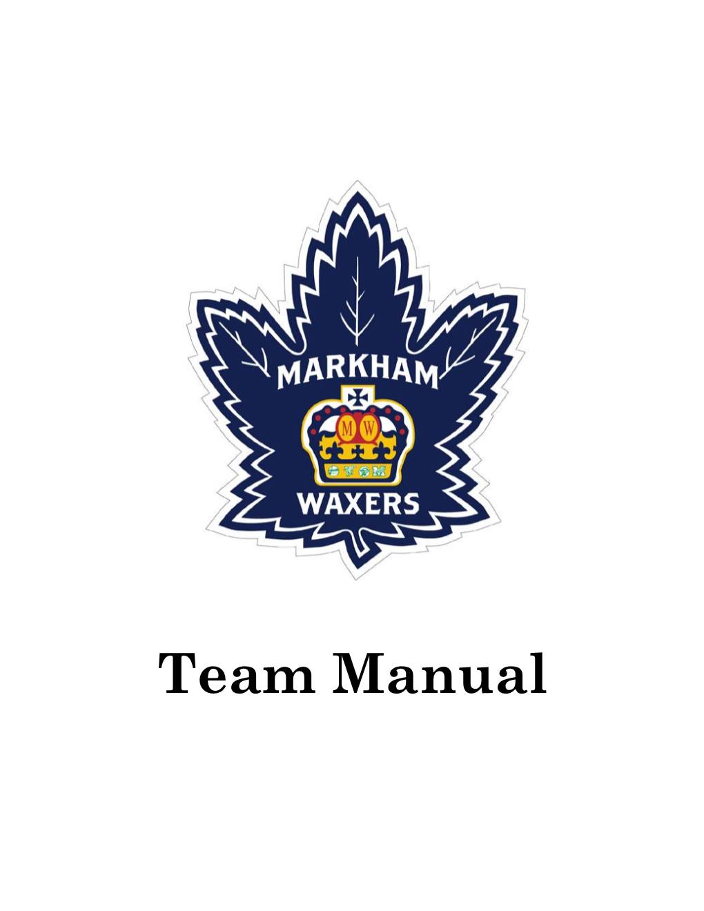 Team Manual 2019-2020