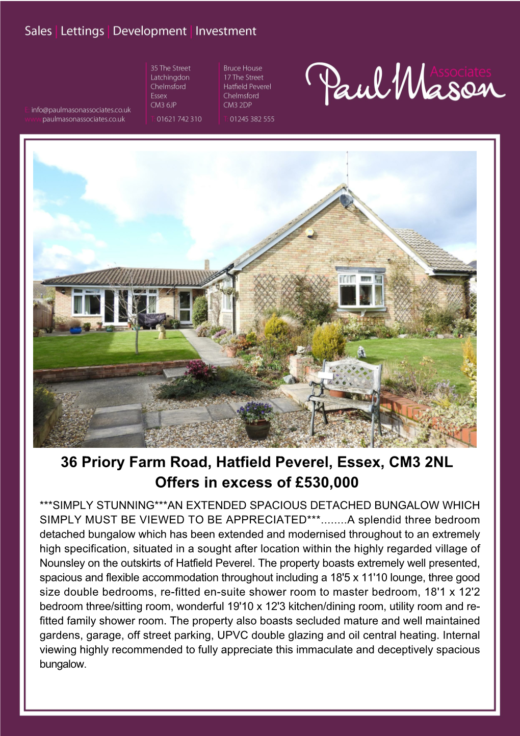 36 Priory Farm Road, Hatfield Peverel