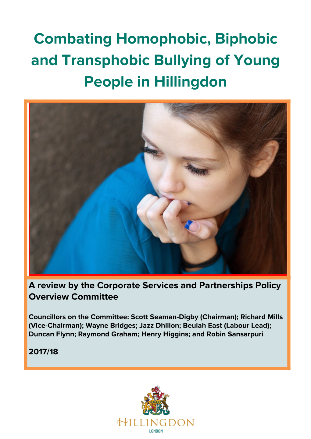Combating Homophobic, Biphobic and Transphobic Bullying of Young People in Hillingdon
