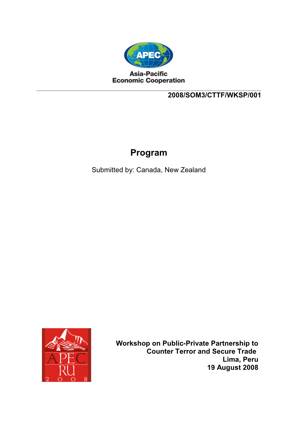 Counter-Terrorism Capacity Building Program